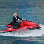 taking to the water at the Bellagio Hotel