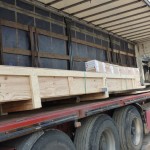 Loaded on the 40' truck now off to Luxembourg airport