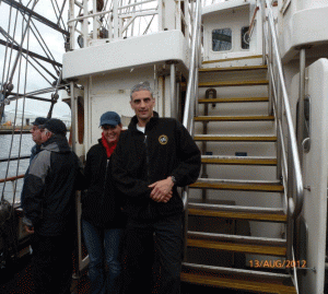 Belinda and Ron on the Tenacious